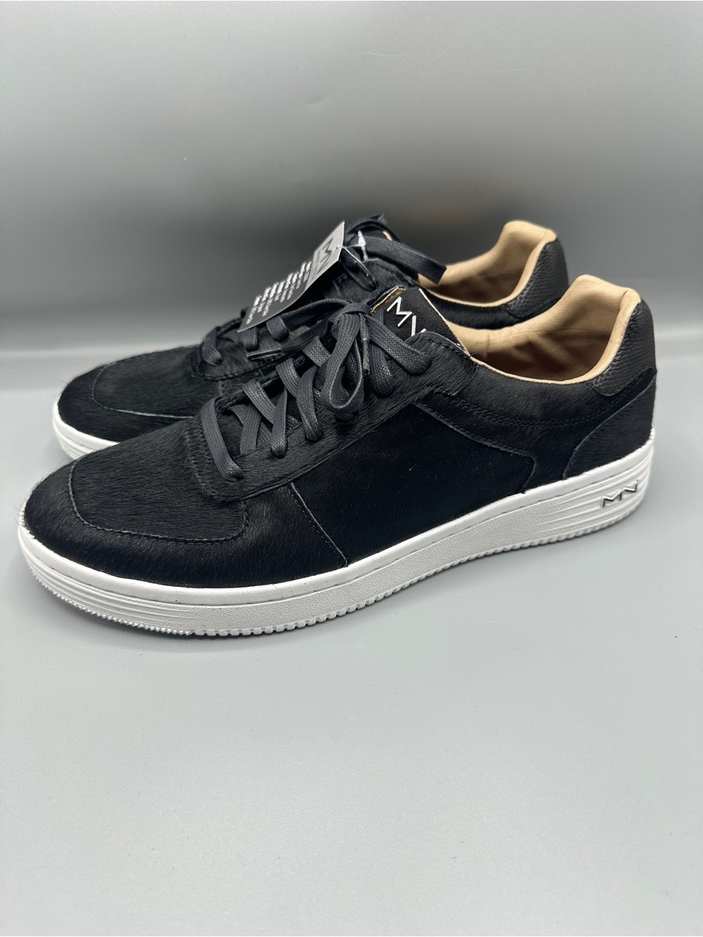 Skechers X Mark Nason Leather Fur Sneakers Lace Up Shoes Men's Size 11 Black